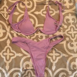 Never worn lavender colored cute bathing suit